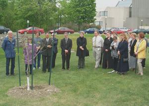 Dedication of the grove 17 May 2001